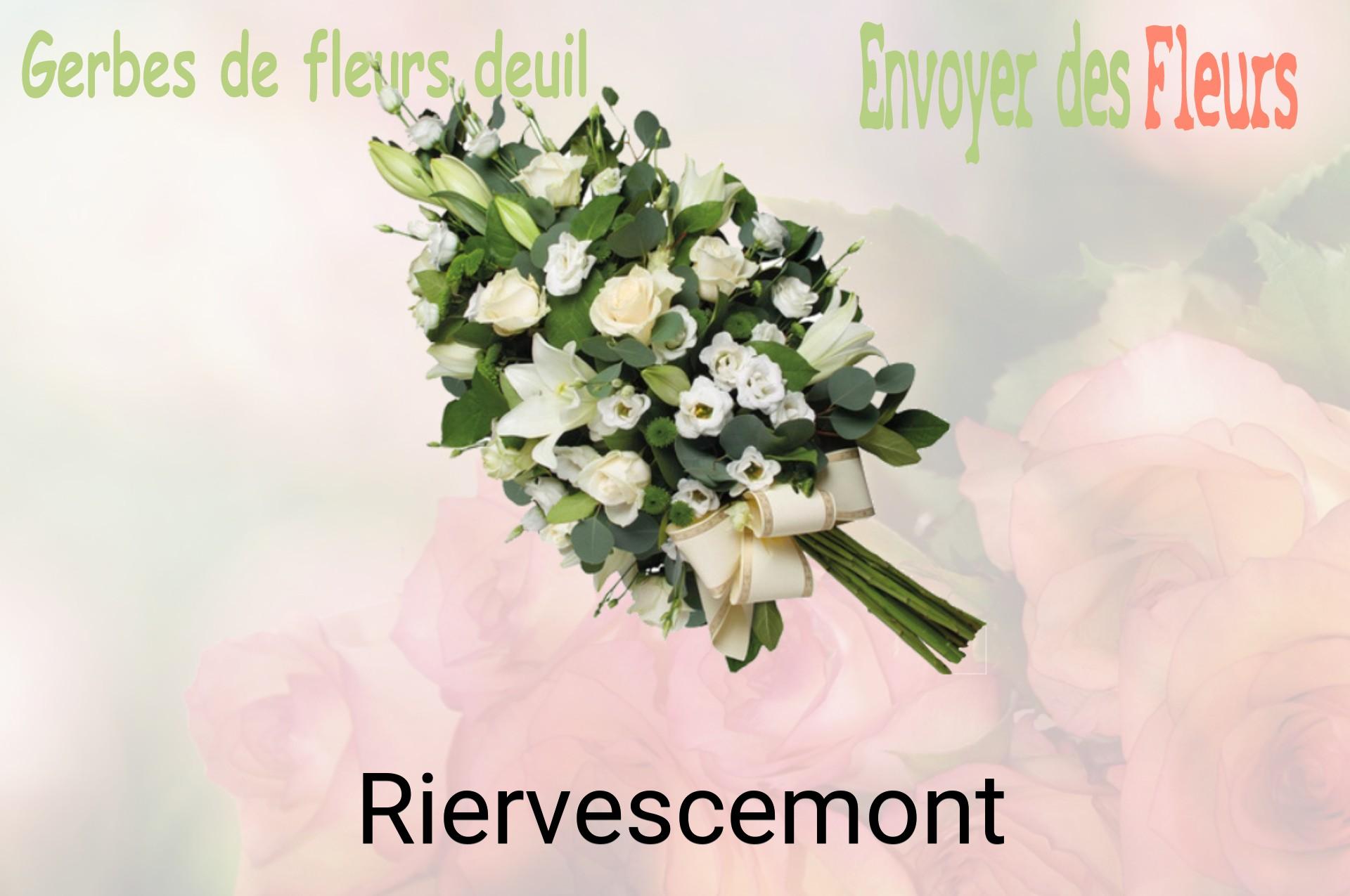 Gerbe de fleurs de deuil livrée à Riervescemont